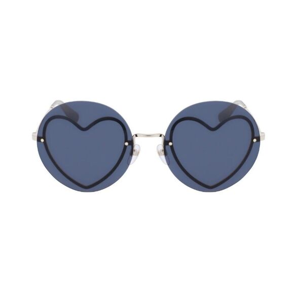Marc Jacobs Round Shape 59MM  Acetate Sunglasses With Gold Hearts For Wo… main image 6